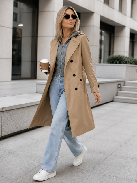 COAT LAFAYETTE TRENCH CARAMEL