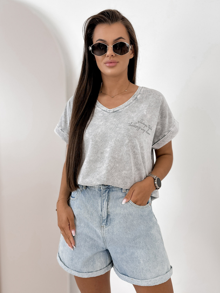 BLOUSE DERAN GREY