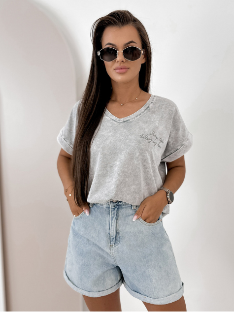 BLOUSE DERAN GREY