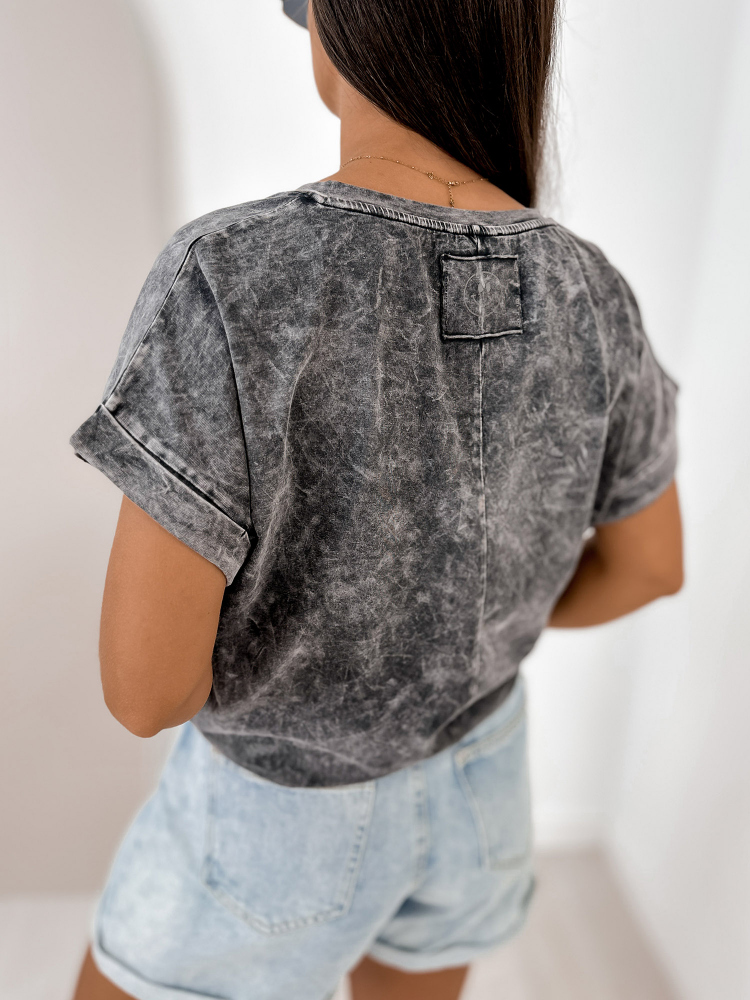 BLUSE DERAN ANTHRAZIT