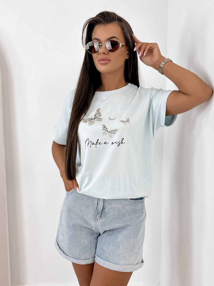 BLOUSE BLUE SETINE