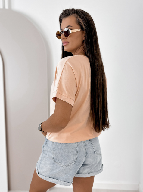 BLOUSE SETINE PÊCHE
