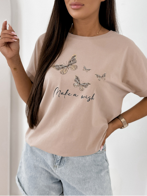 BLUSE SETINE BEIGE