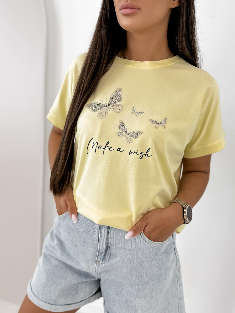 BLUZA SETINE GALBENA