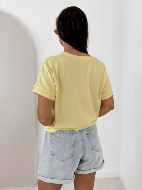 BLUZA SETINE GALBENA