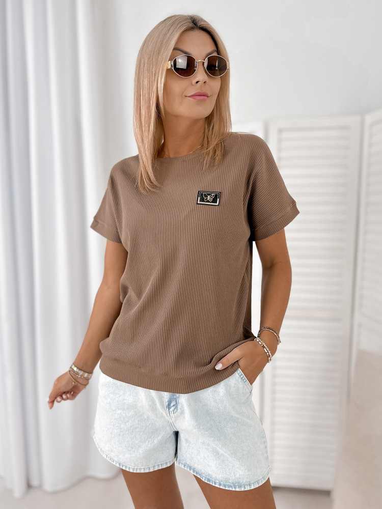BLOUSE NOLDE BROWN