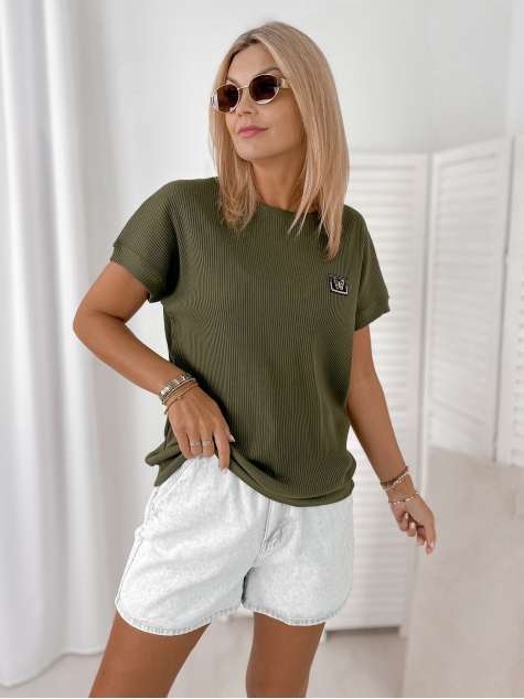 BLOUSE NOLDE KAKI