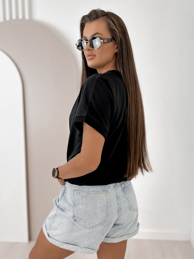 BLOUSE WITERS BLACK