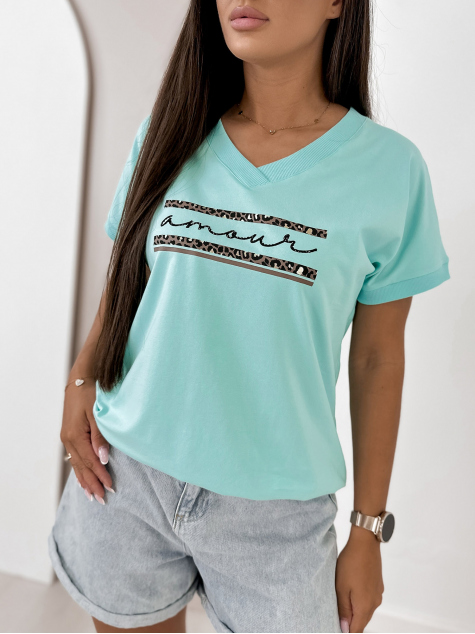 BLUSE WITERS MINTFARBENE