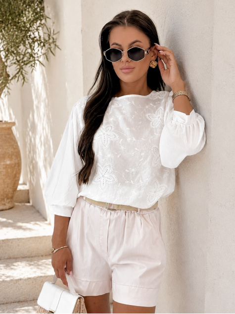 BLOUSE ETILE BLANC