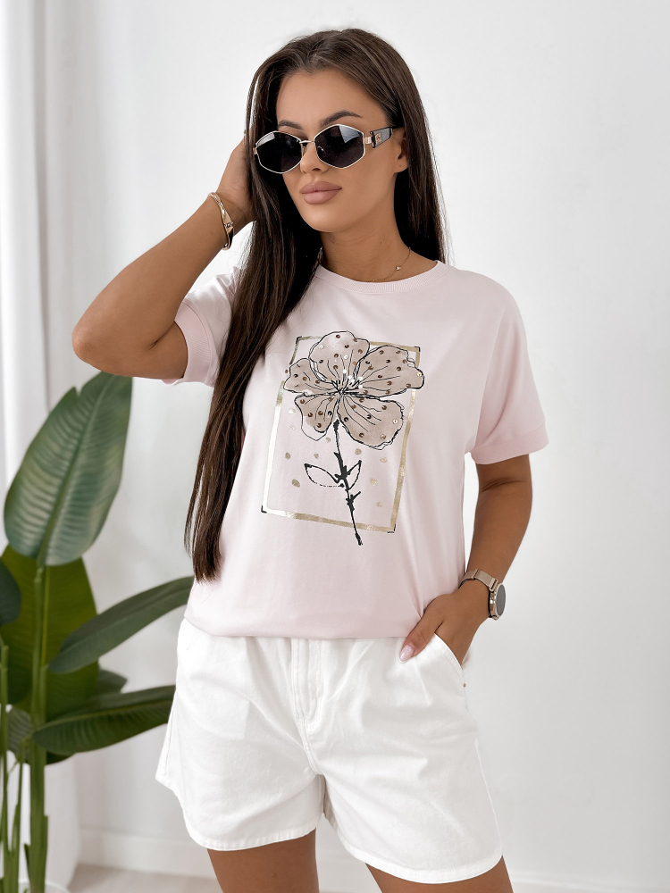 BLOUSE SEGANTI ROSE POUDRE