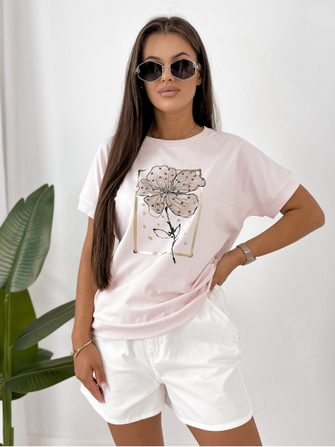 BLOUSE SEGANTI ROSE POUDRE