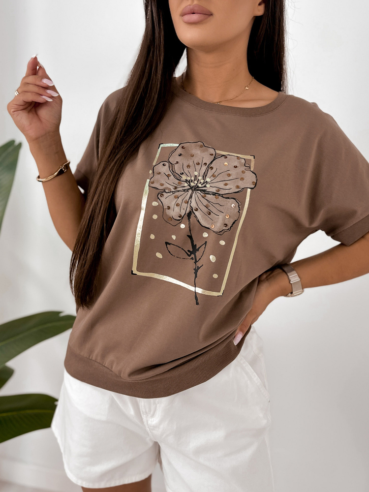BLOUSE SEGANTI BRUN