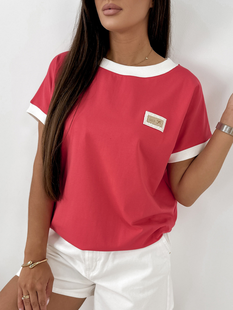 BLOUSE ENSOR RASPBERRY