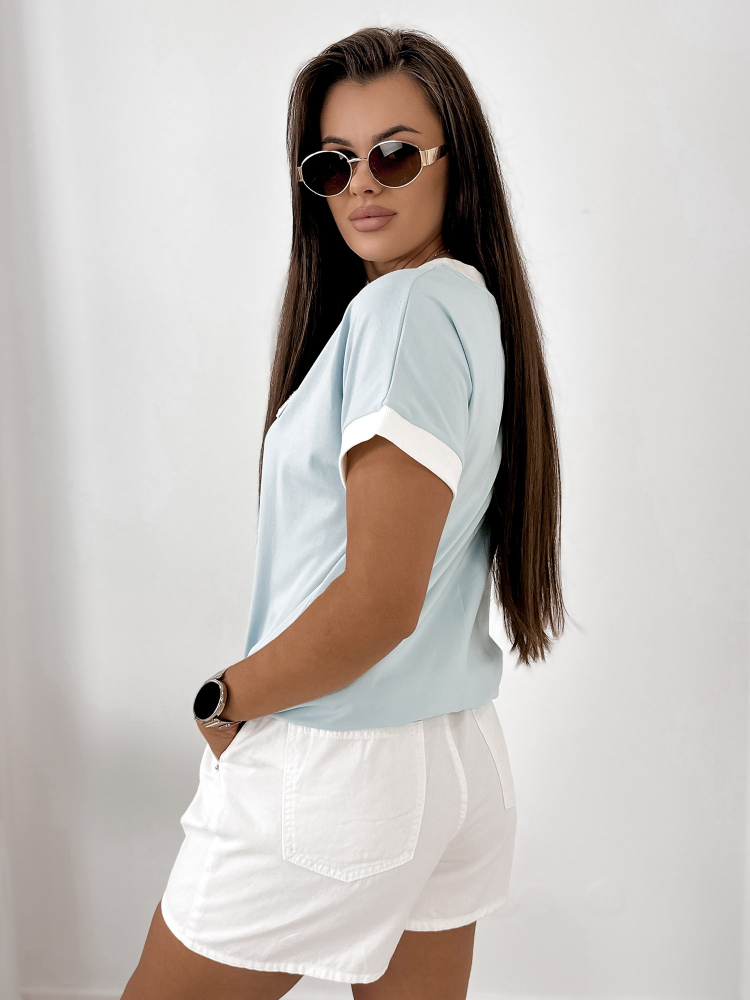 BLUSE ENSOR BLAU
