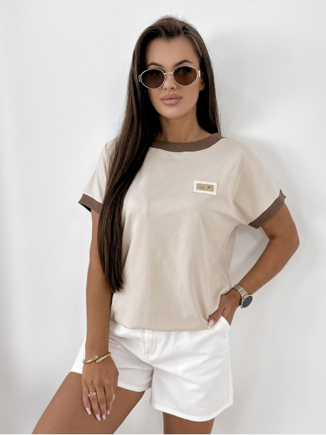 BLOUSE ENSOR BEIGE