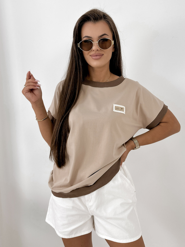 BLUZA ENSOR BEJ INCHIS