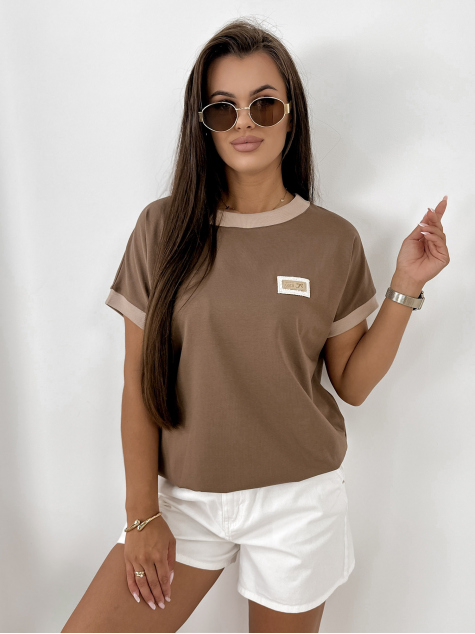 BLUSE ENSOR BRAUNE