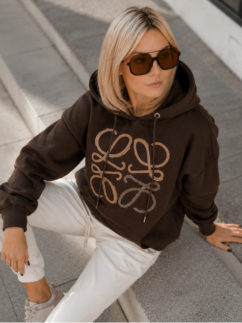 SWEATSHIRT VICENZA DUNKELBRAUN
