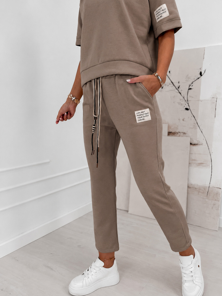 SET LIGHT BROWN CASSO
