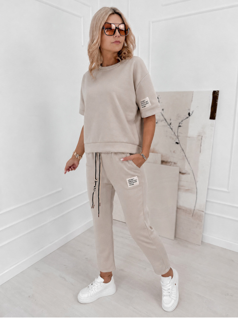ENSEMBLE CASSO BEIGE FONCÉ