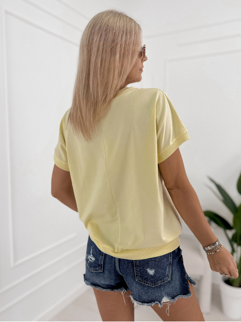 BLUSE VUELTA GELBE