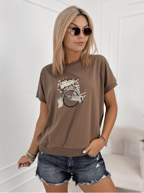 BLOUSE VUELTA BROWN