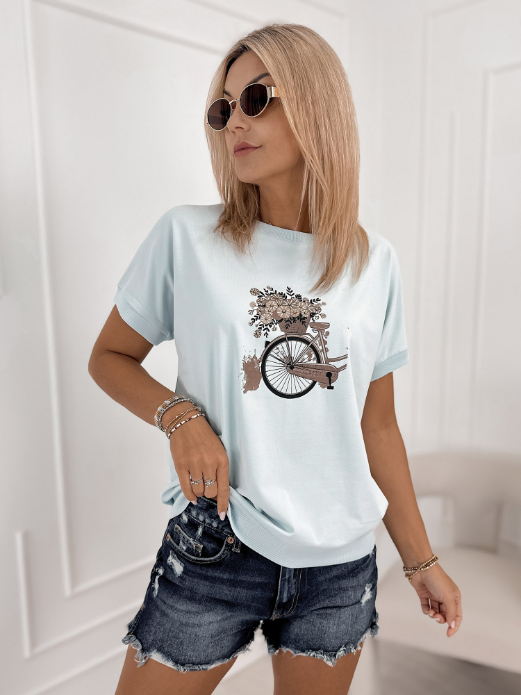 BLOUSE VUELTA BLEUE