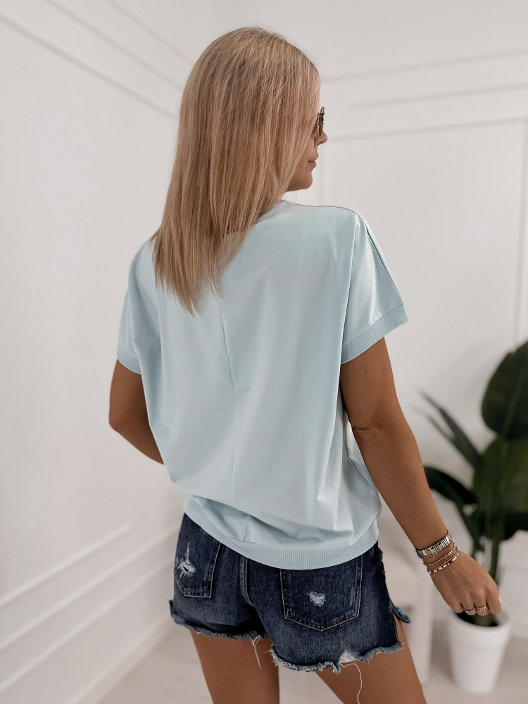 BLOUSE VUELTA BLEUE
