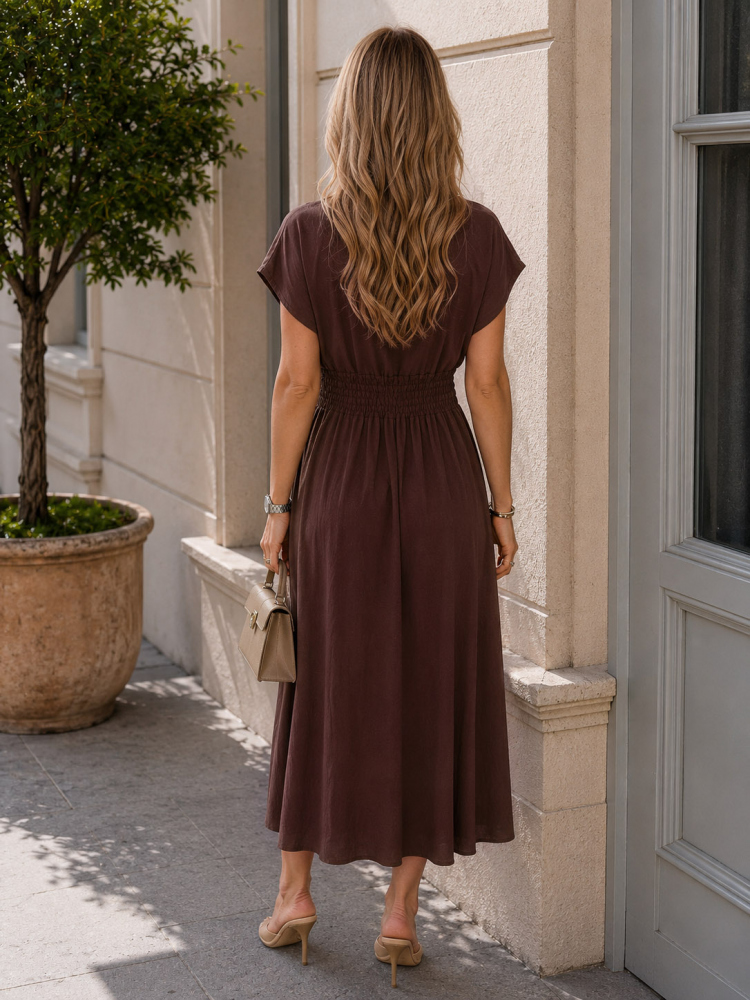 DRESS ATMORE BROWN