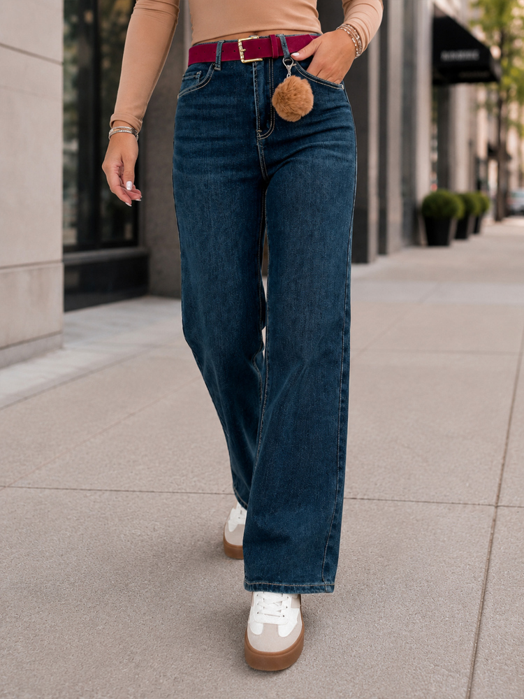 PANTALON JEANS FONCÉS HOLLOW