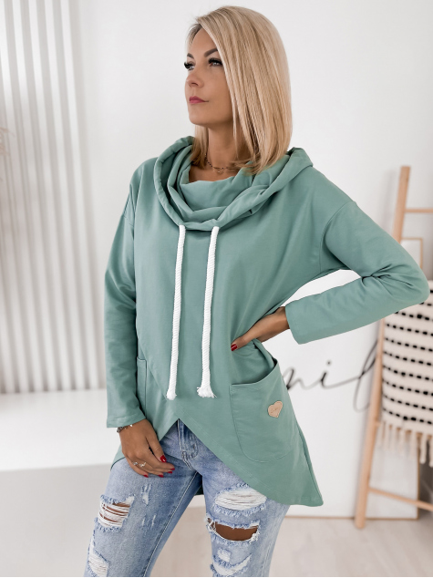 SWEATSHIRT SPEZIAL MINTFARBENE