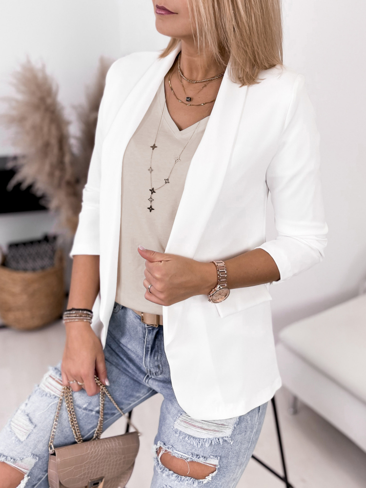 BLAZER  KAPRI ÉCRU