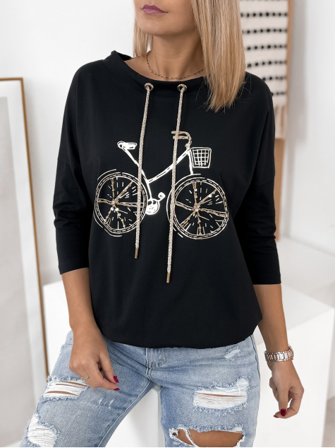 BLÚZKA BICYCLE ČIERNA