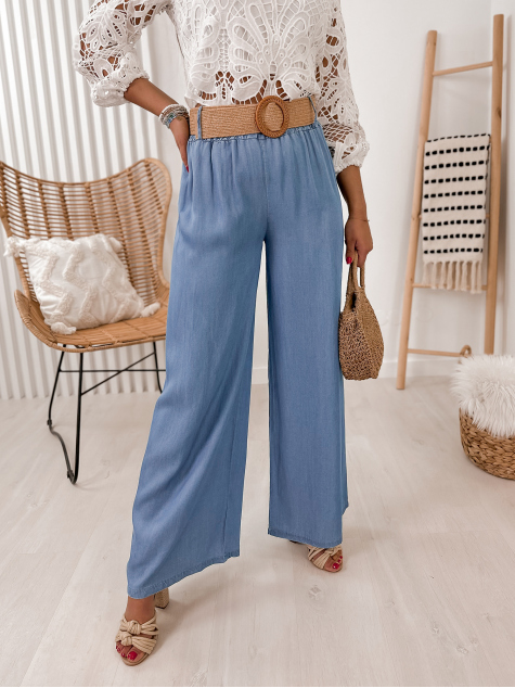 HOSE BELLO BLAU