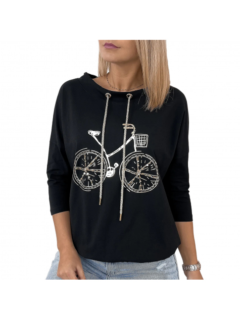 BLÚZKA BICYCLE ČIERNA