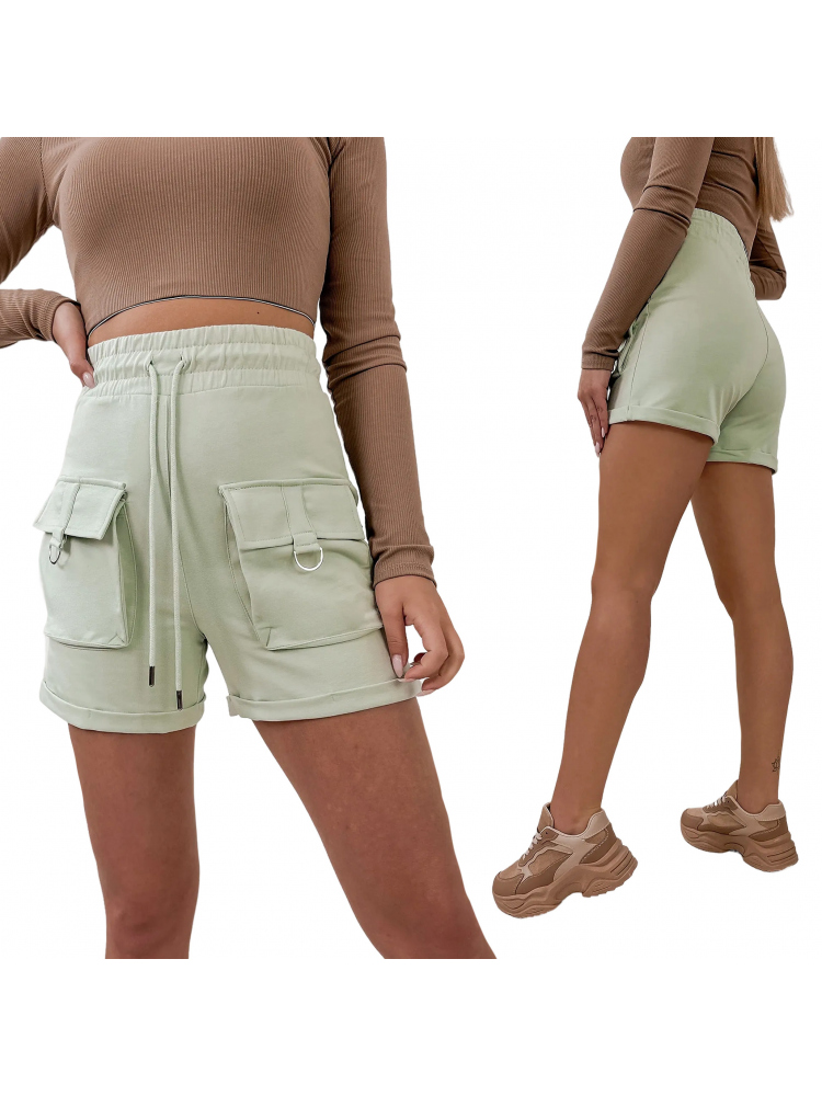 PANTALONI SCURTI IBROS MINT