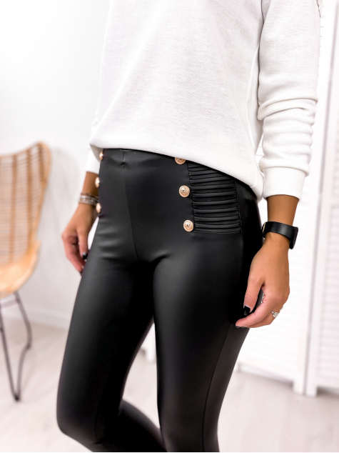 LEGÍNY HEARTBEAT BLACK