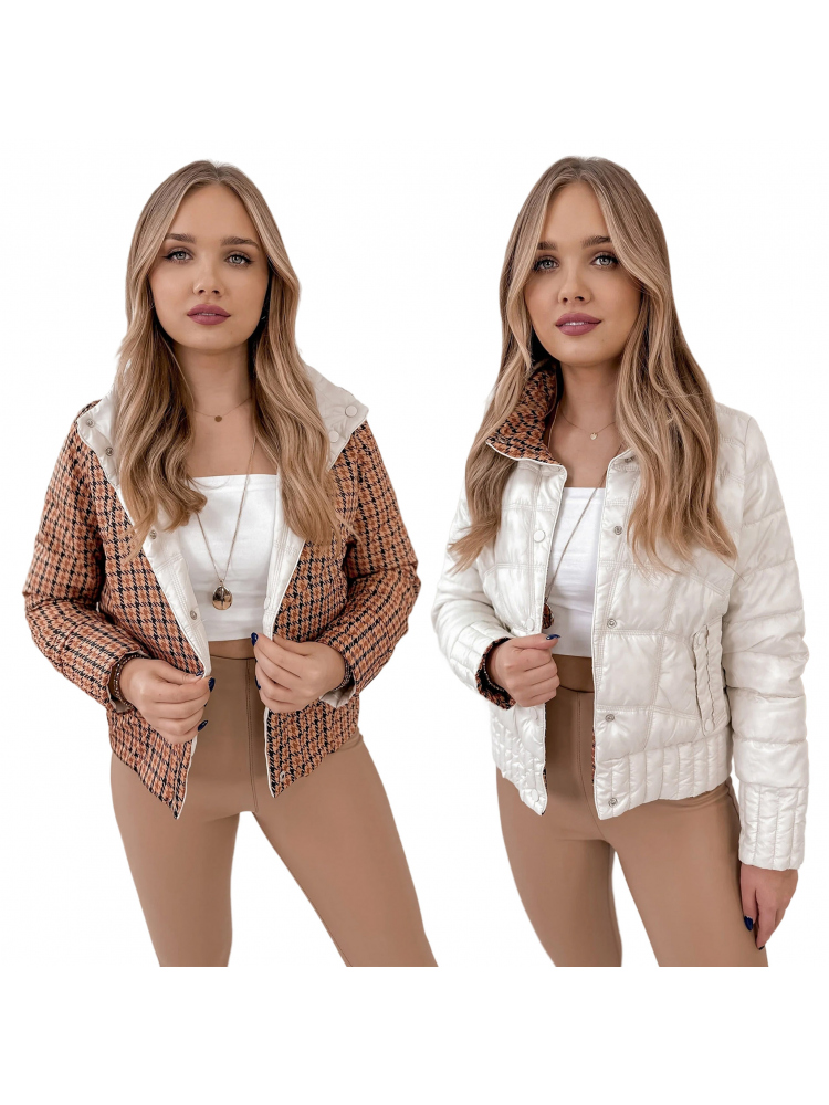 VESTE RÉVERSIBLE COLUMB ÉCRU