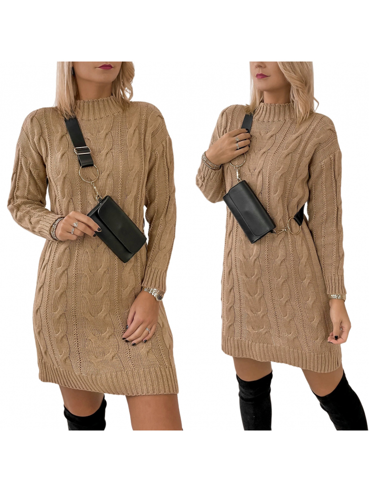 DRESS JAZIN CARAMEL