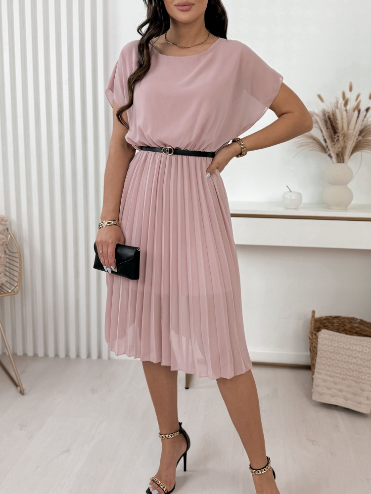 DRESS DULL POWDER PINK