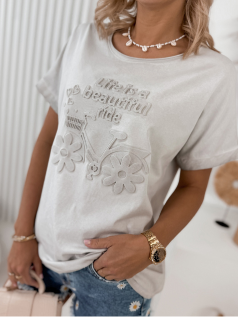 BLUSE LIFE GRAU