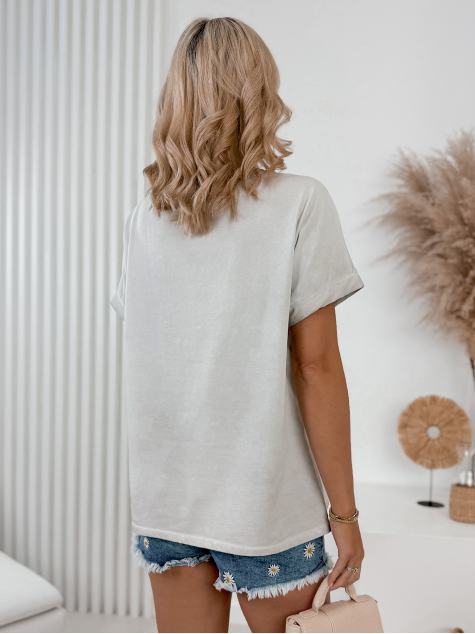 BLUSE LIFE GRAU