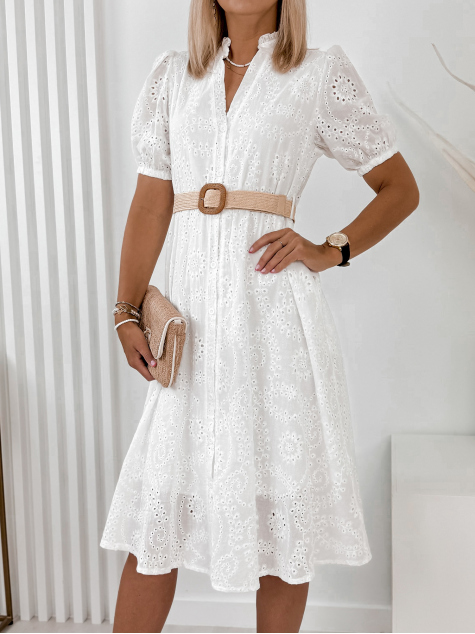 ROBE MANEA BLANC