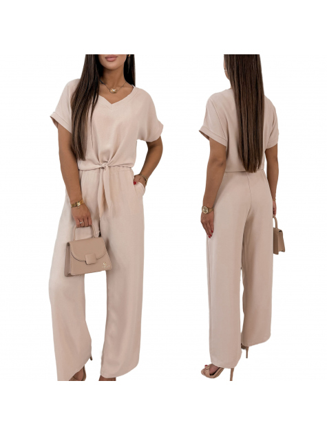 ENSEMBLE LASSO BEIGE FONCÉ