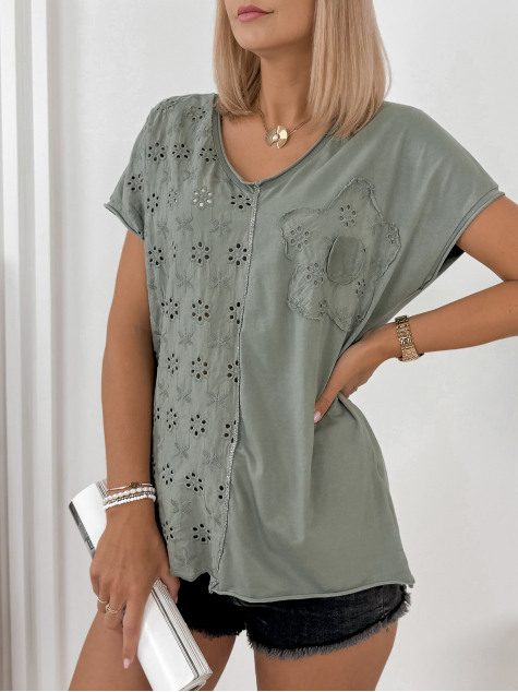 TIBER KHAKI BLUSE