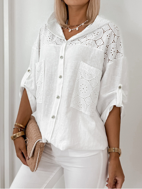 BLOUSE DEMET BLANC