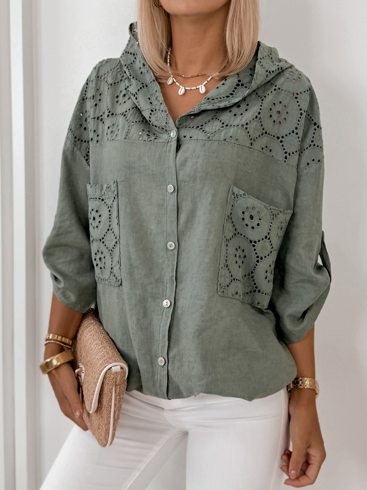 MIKINA DEMET KHAKI