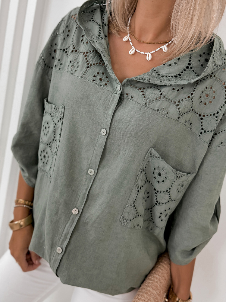 MIKINA DEMET KHAKI