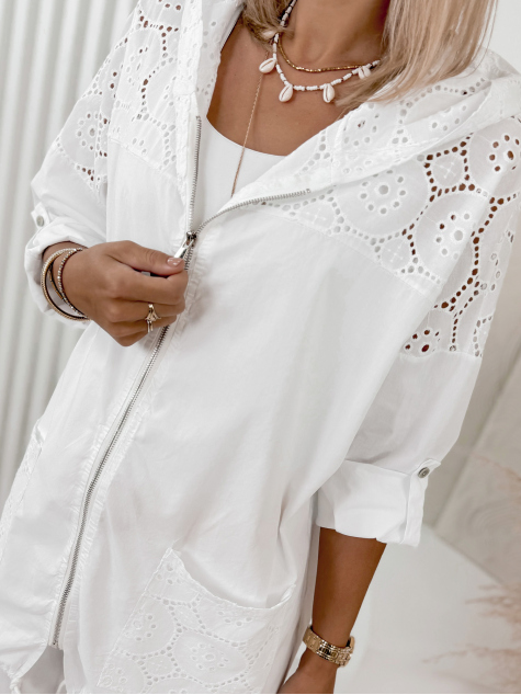 SWEATSHIRT GUNES WHITE